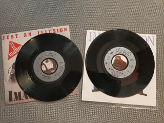 Imagination: lote 5 vinilos single