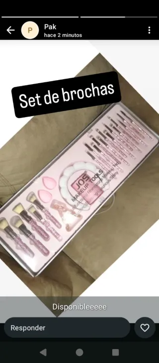 Set de brochas de maquillaje