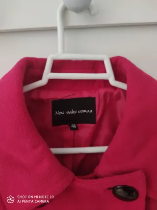 Chaquetón rosa fucsia New Saks Talla 46