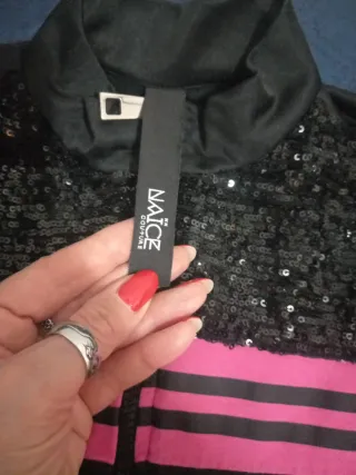 Felpa bambina NAICE nera e rosa