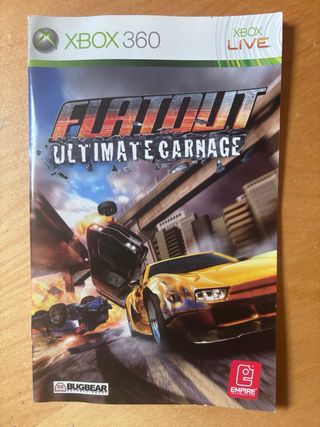 Flatout Ultimate Carnage Xbox 360
