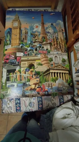 Puzzle 42000 Piezas Montado y Pegado
