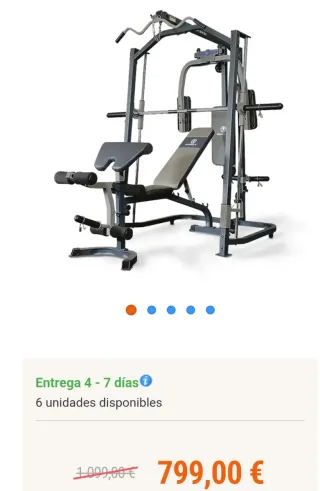 Máquina multiestación gimnasio smith marcy.