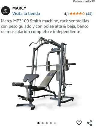 Máquina multiestación gimnasio smith marcy.