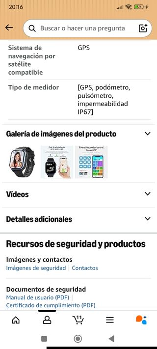 Smartwatch 4G para Niños