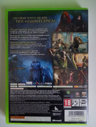 Juego de Tronos Xbox 360