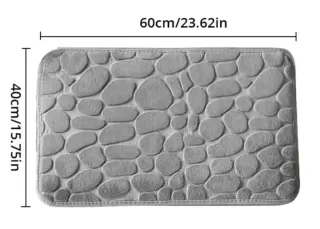 Tappeti bagno/ingresso design pietre