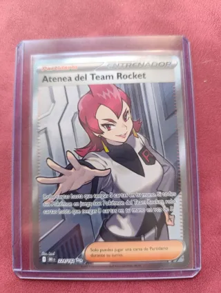 Carta Pokémon Atenea del Team Rocket 224/182