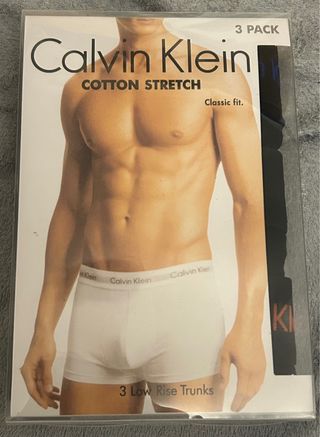 3 Calzoncillos Calvin Klein talla L sin usar