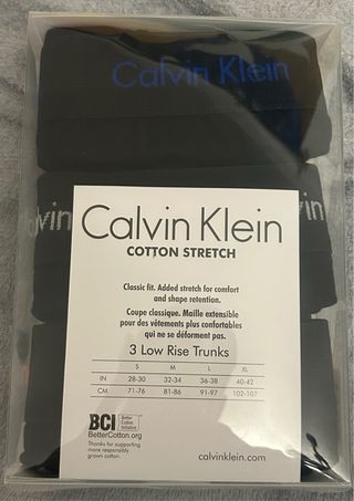 3 Calzoncillos Calvin Klein talla L sin usar
