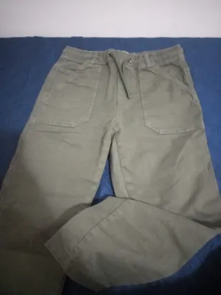 Pantaloni bambino verdi