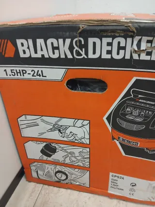 Compresor BLACK&DECKER 1.5HP-24L