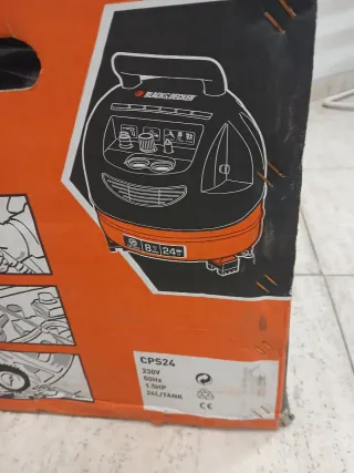 Compresor BLACK&DECKER 1.5HP-24L