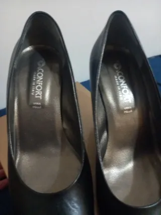 Scarpe donna in pelle nere