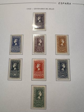 Colección sellos España segundo centenario