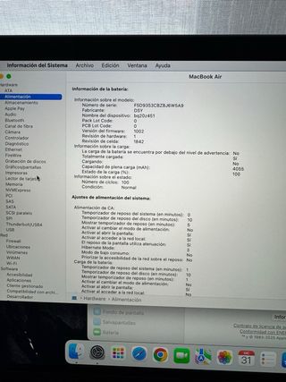 MacBook Air 2019 Plata