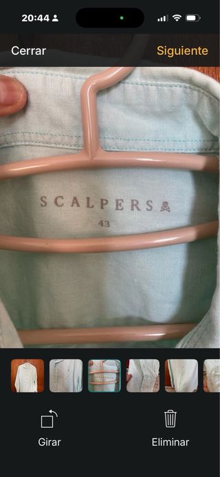 Camisa Sacalpers verde hombre