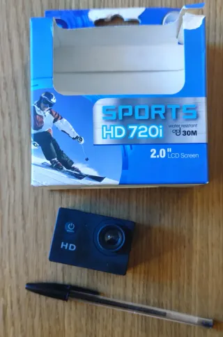 Mini cámara deportiva HD