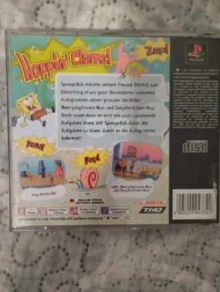 PS1 SpongeBob SquarePants . Edición europea (PAL)