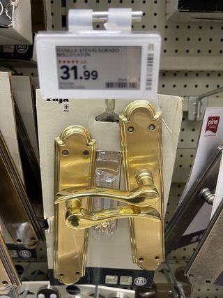 Pack manetas manillas puertas doradas