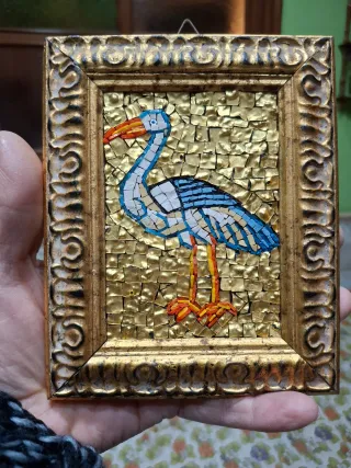 Quadretto Micromosaico Uccello