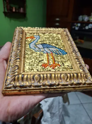 Quadretto Micromosaico Uccello