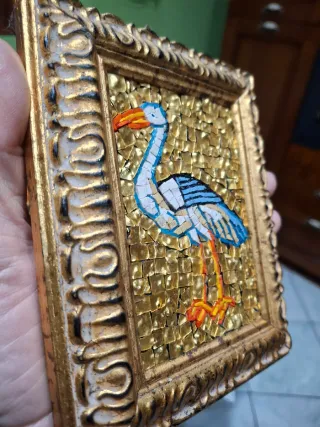 Quadretto Micromosaico Uccello