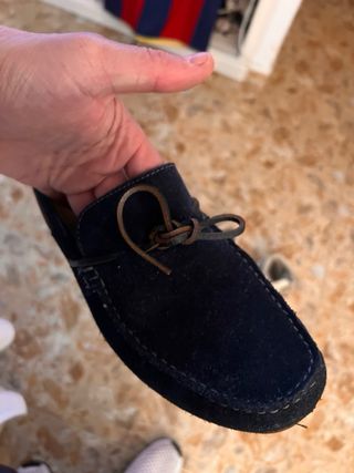 Scarpe in velluto nere