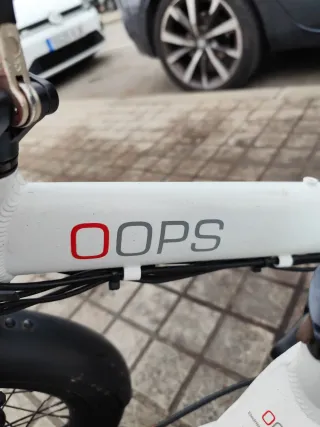 Bicicleta Eléctrica Plegable Blanca