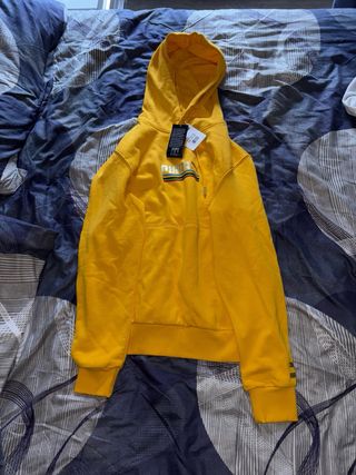 Sudadera Puma Amarilla con Logo