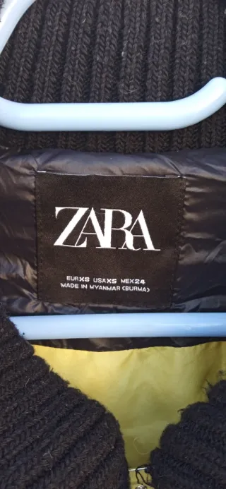 Zara Chaqueta Bomber Nailon Talla XS