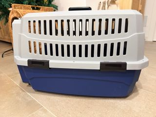 Transportín Perro/Gato negro y Gris