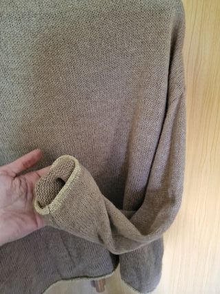 Jersey de punto cuello pico Made in Italy Talla Ún