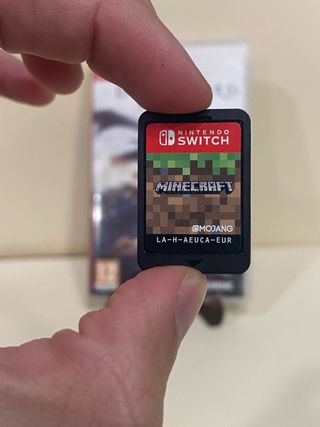 Cartuccia di Minecraft per Nintendo Switch. PAL Spagna, in spagnolo, originale.