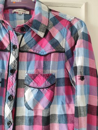 Camisa cuadros mujer Jennyfer Talla M
