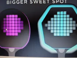 Pala de Ping Pong Tenis de Mesa Hexagonal