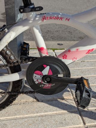 Bicicleta infantil 14''Orbea Jasmine)blanca y rosa