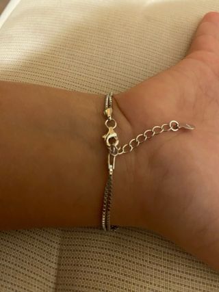Pulsera Diez 925 Plata con Cristales