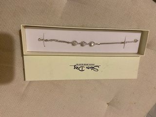 Pulsera Diez 925 Plata con Cristales
