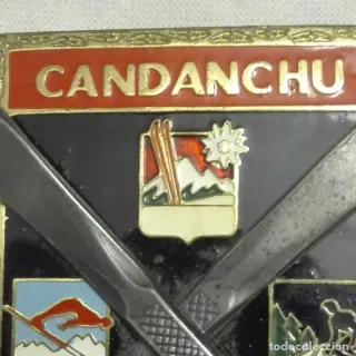 Placa Candanchú Escudo Esquí Montaña