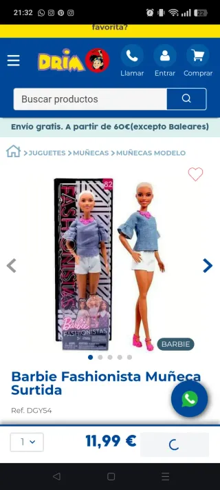 Coche Barbie con 2 Barbies