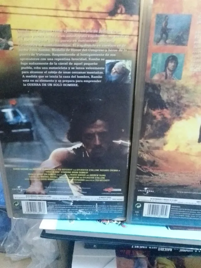 Trilogía VHS Rambo (Acorralado)