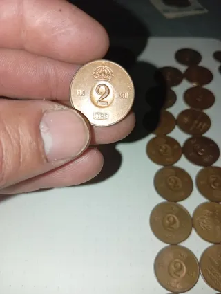 Lote monedas Suecia 5, 2 y 1 coronas