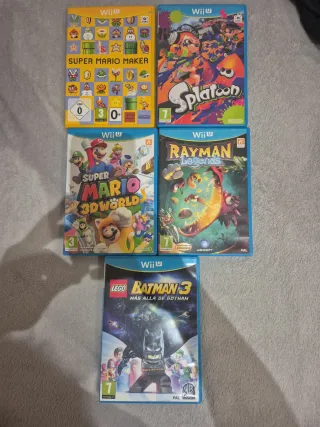 Juegos Wii U: Mario, Splatoon, Rayman, Lego