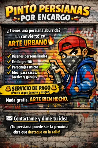 Pintura de persianas a medida