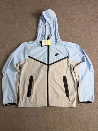 Chaqueta Nike Tech Fleece Azul y Gris