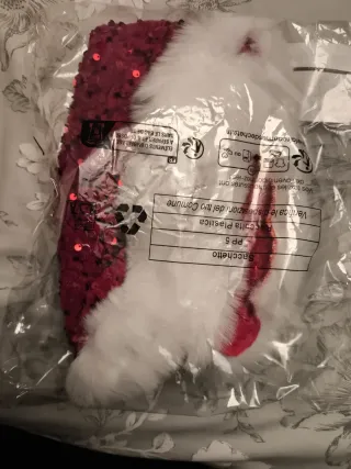 Falda de lentejuelas roja