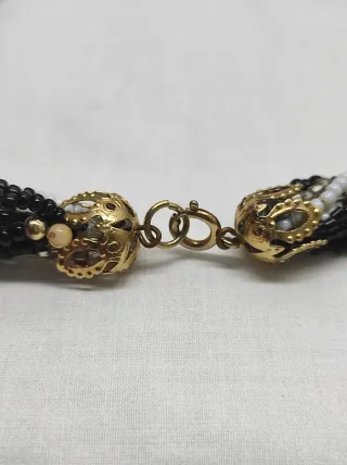 Collar Vintage Perlas Imitación 80s