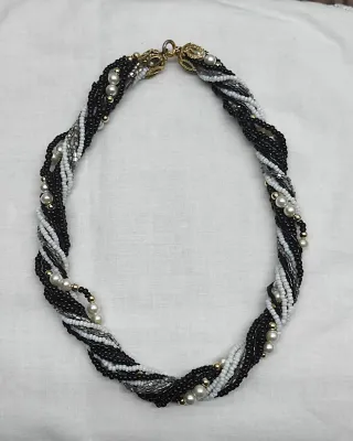 Collar Vintage Perlas Imitación 80s