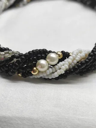 Collar Vintage Perlas Imitación 80s